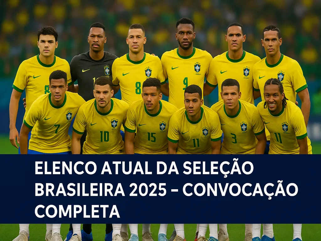 Elenco Atual da Seleção Brasileira 2025 – Convocação Oficial