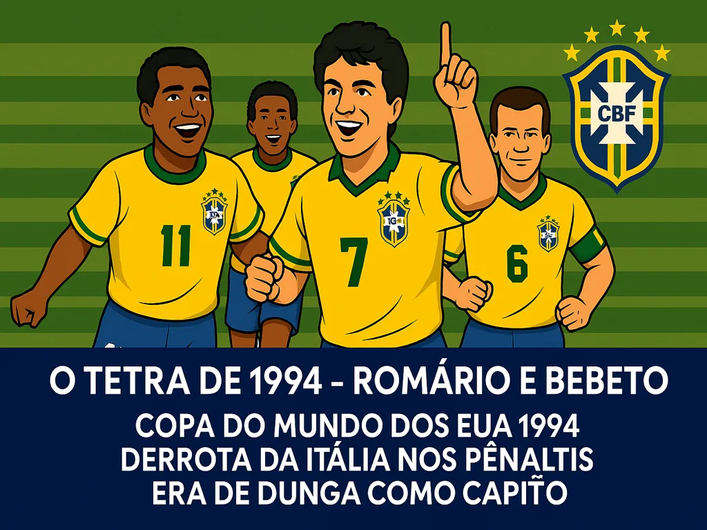 O Tetra de 1994 – Romário e Bebeto na Conquista Histórica